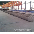 Automatic concrete pile rebar cage welding machine